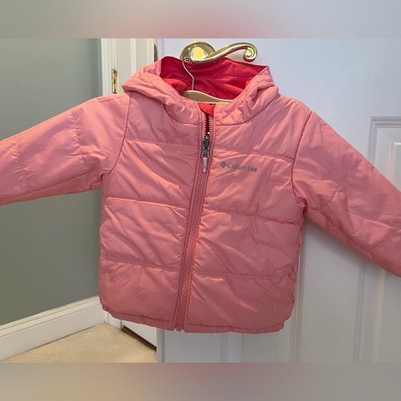 Toddler/kids 2T Columbia Reversible Waterproof/Winter Coat and Bib Pant Set - Picture 4 of 7